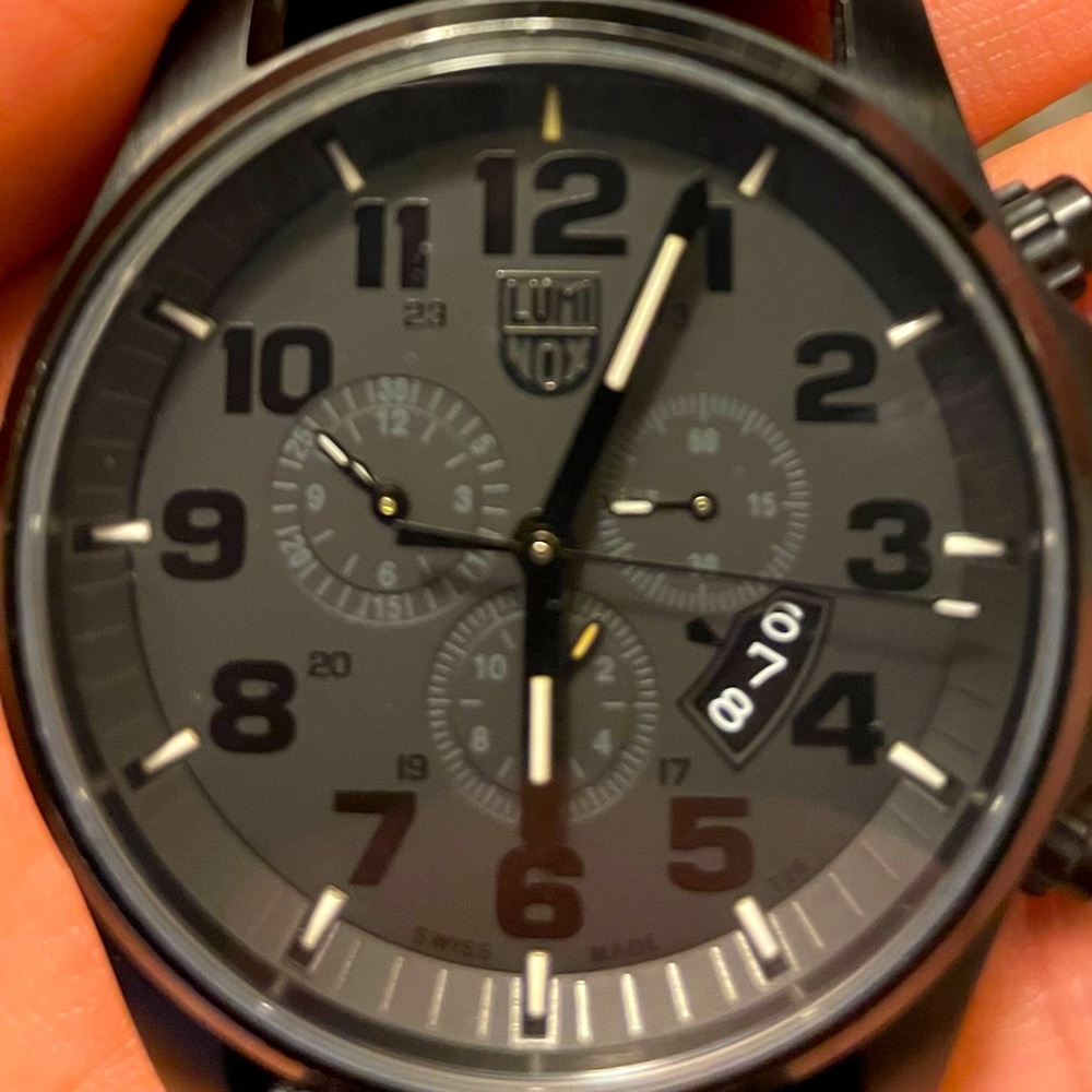 Luminox Atacama blackout 1880 series watch purchased brand new, lightly used.